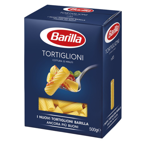 Макаронные изделия ТОРТИЛЬОНИ № 83 трубочки рифленые Barilla, 450г Макаронные изделия ТОРТИЛЬОНИ № 83 трубочки рифленые Barilla, 450г