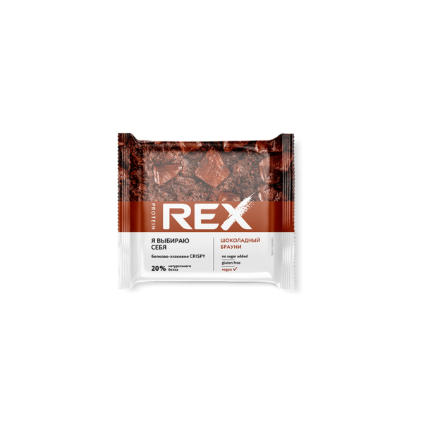 Хлебцы Crispy протеино-злаковые Шоколадный брауни 55г/12шт ТМ ProteinRex Хлебцы Crispy протеино-злаковые Шоколадный брауни 55г/12шт ТМ ProteinRex
