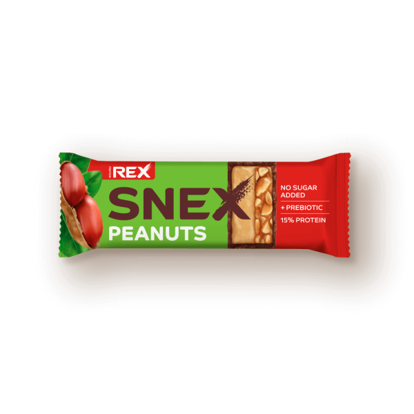 Батончик протеиновый глазированный SNEX арахис, 50г/12шт ТМ ProteinRex Батончик протеиновый глазированный SNEX арахис, 50г/12шт ТМ ProteinRex